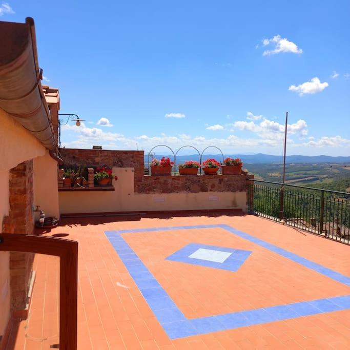 La Casa Del Gallo Radicondoli エクステリア 写真
