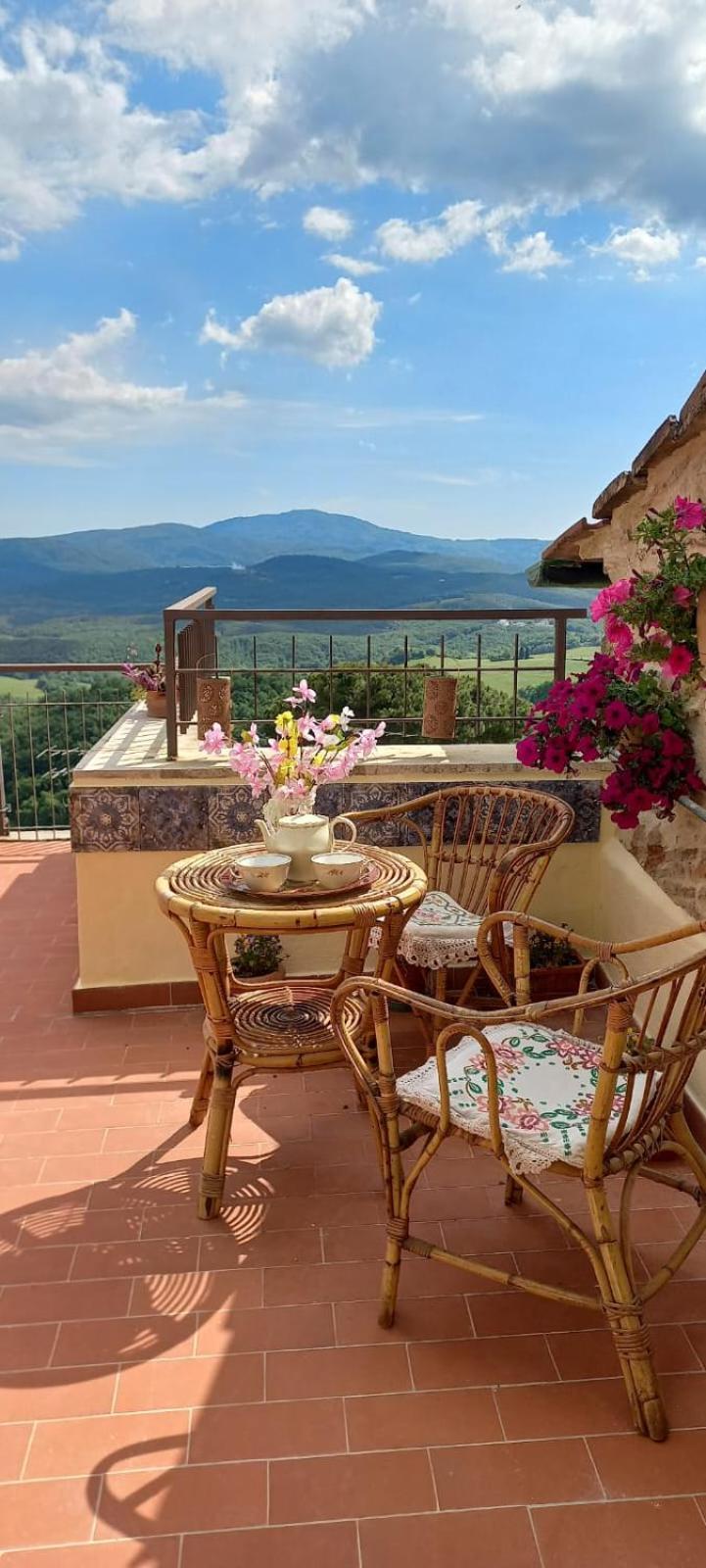 La Casa Del Gallo Radicondoli エクステリア 写真